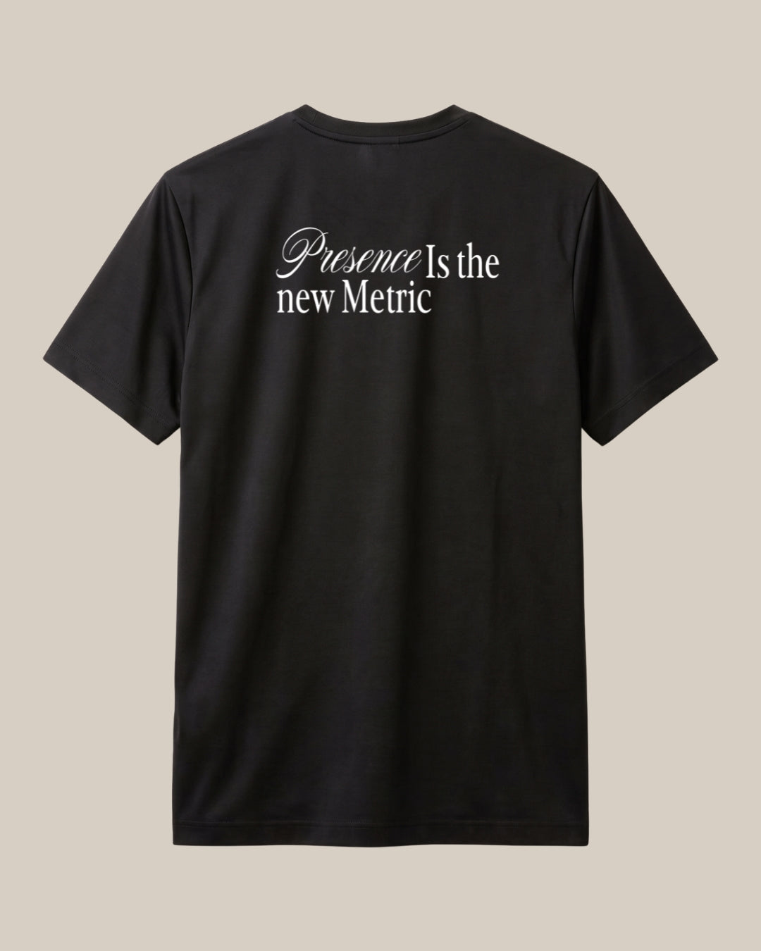 Camiseta Algodão Pima Palane Presence is the new Metric 005